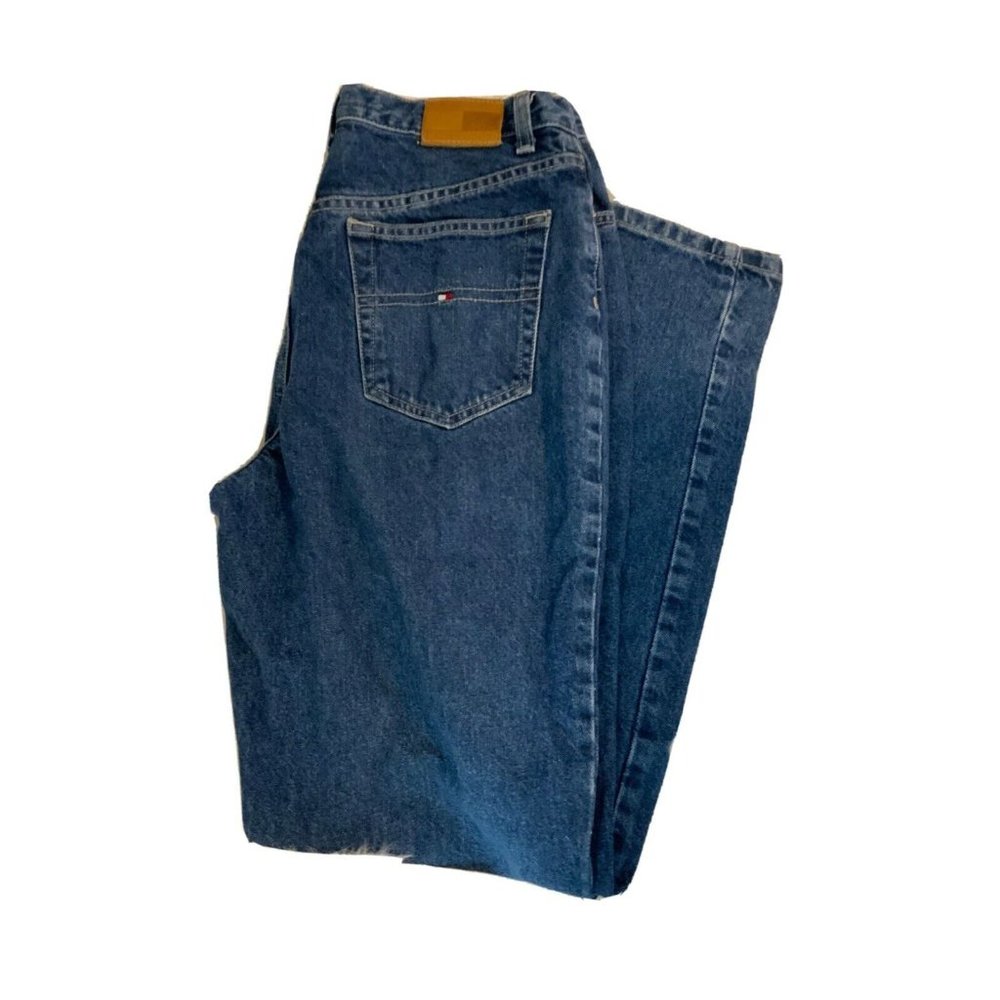 Vintage Tommy Hilfiger Women's Jeans High Waist Dark Wash Sz 14 L33